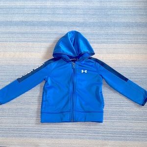 Under Armour Blue Fleece Zipup Jacket